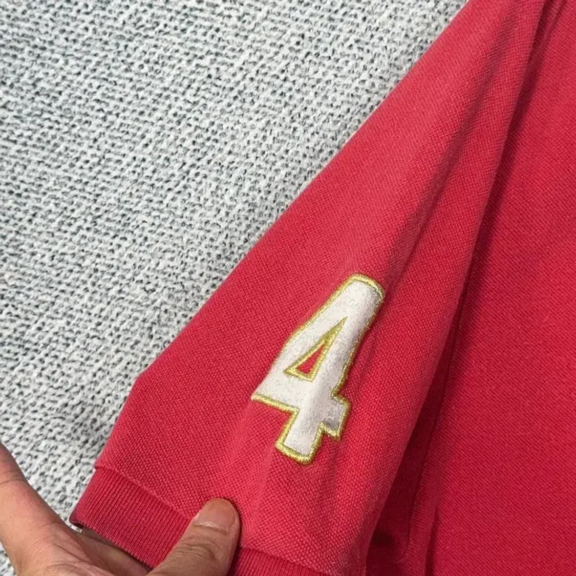 폴로 빈티지 자수 반팔 카라티 XL 상품이미지4