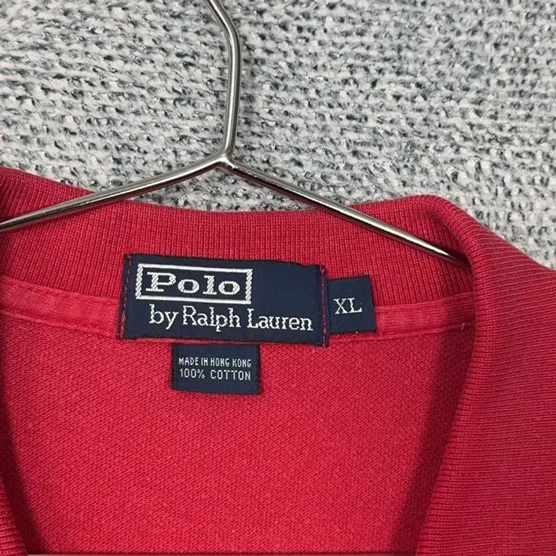 폴로 빈티지 자수 반팔 카라티 XL 상품이미지5