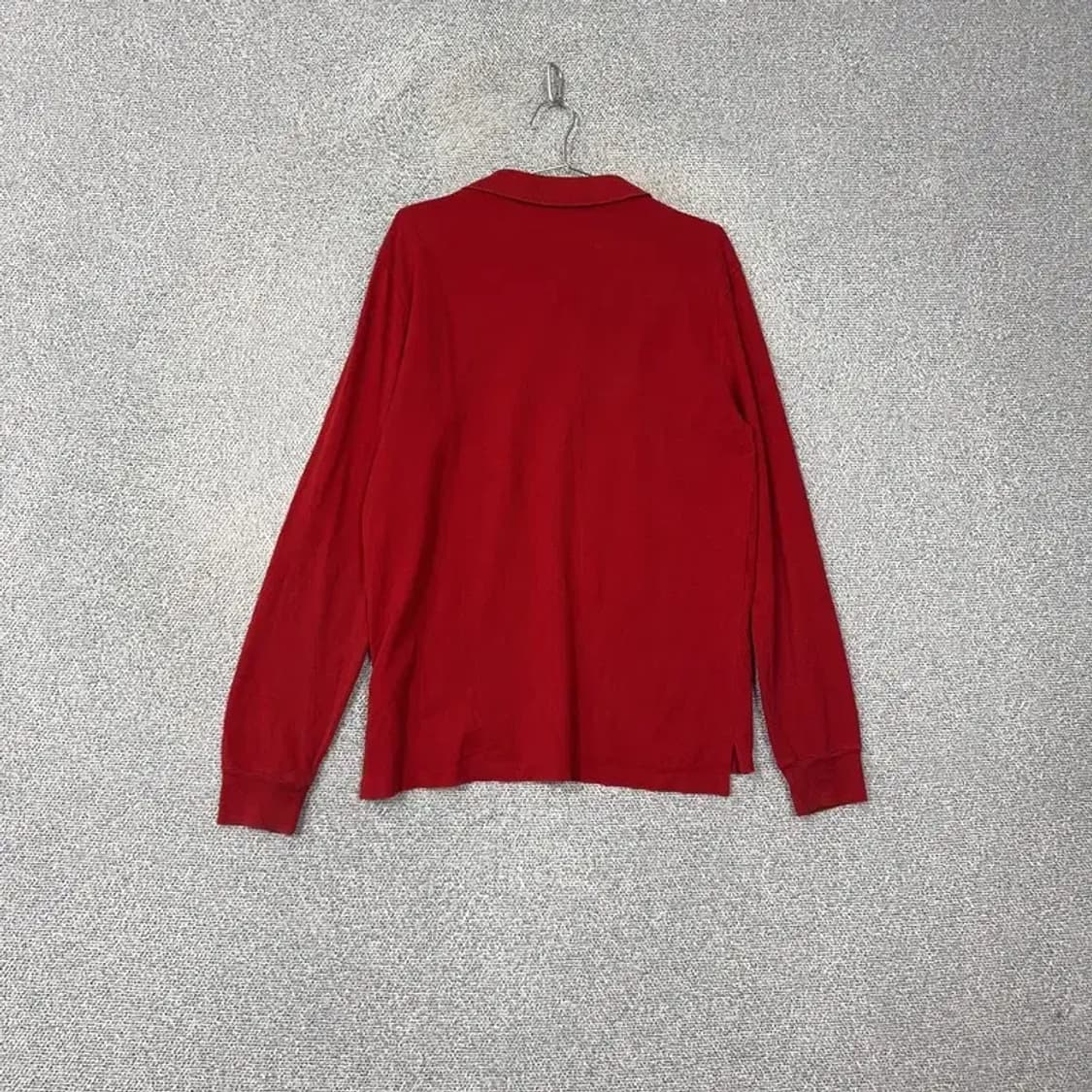 폴로 두산 레드 긴팔 카라티 XL 상품이미지2