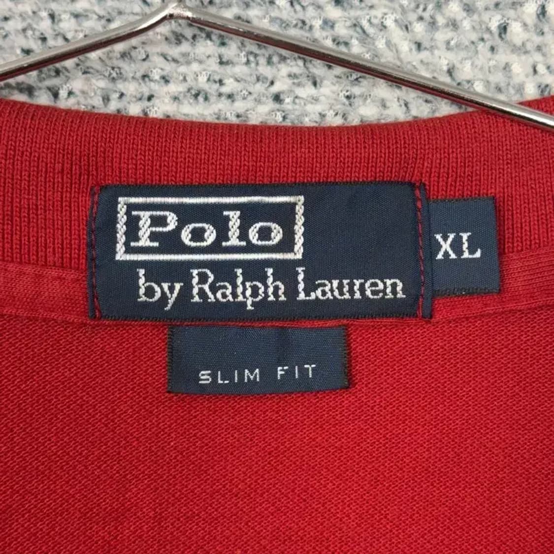 폴로 두산 레드 긴팔 카라티 XL 상품이미지4