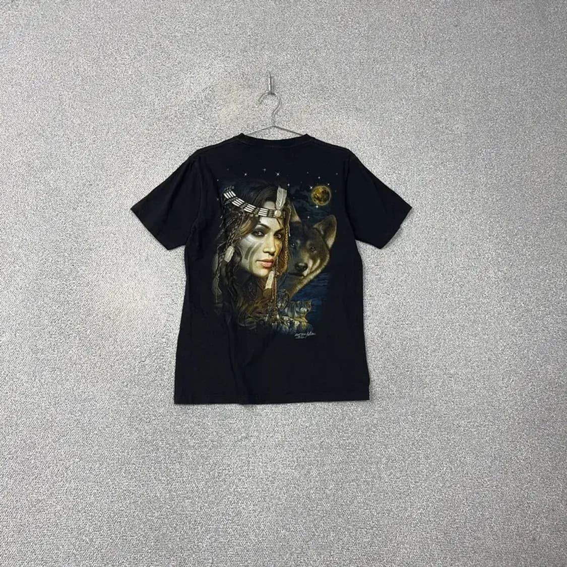 락창 빈티지 프린팅 반팔티 100 상품이미지3