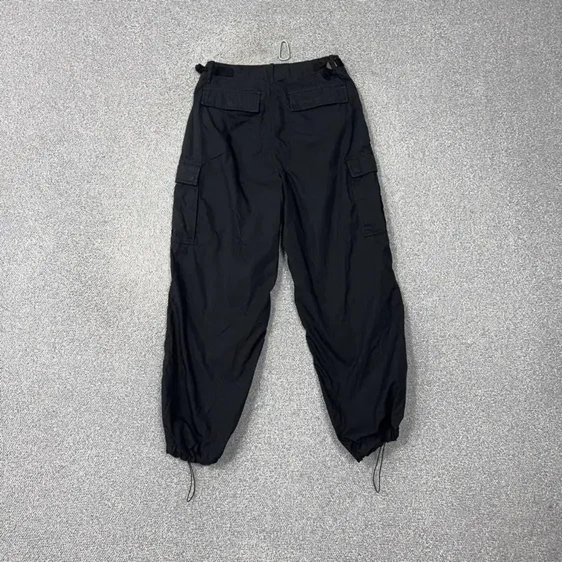 후아유 빈티지 블랙 카고 조거팬츠 S 상품이미지2