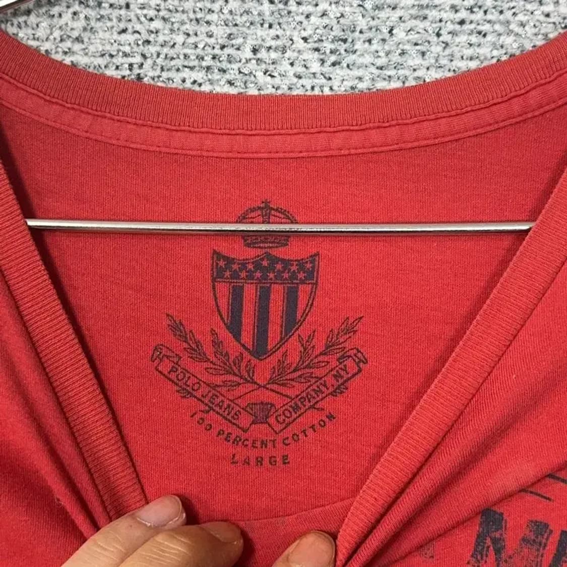 폴로 빈티지 프린팅 반팔티 L 상품이미지4