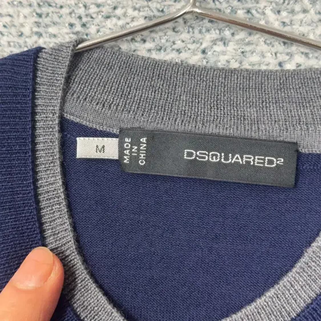 디스퀘어드2 캐주얼 니트 베스트 M 상품이미지5