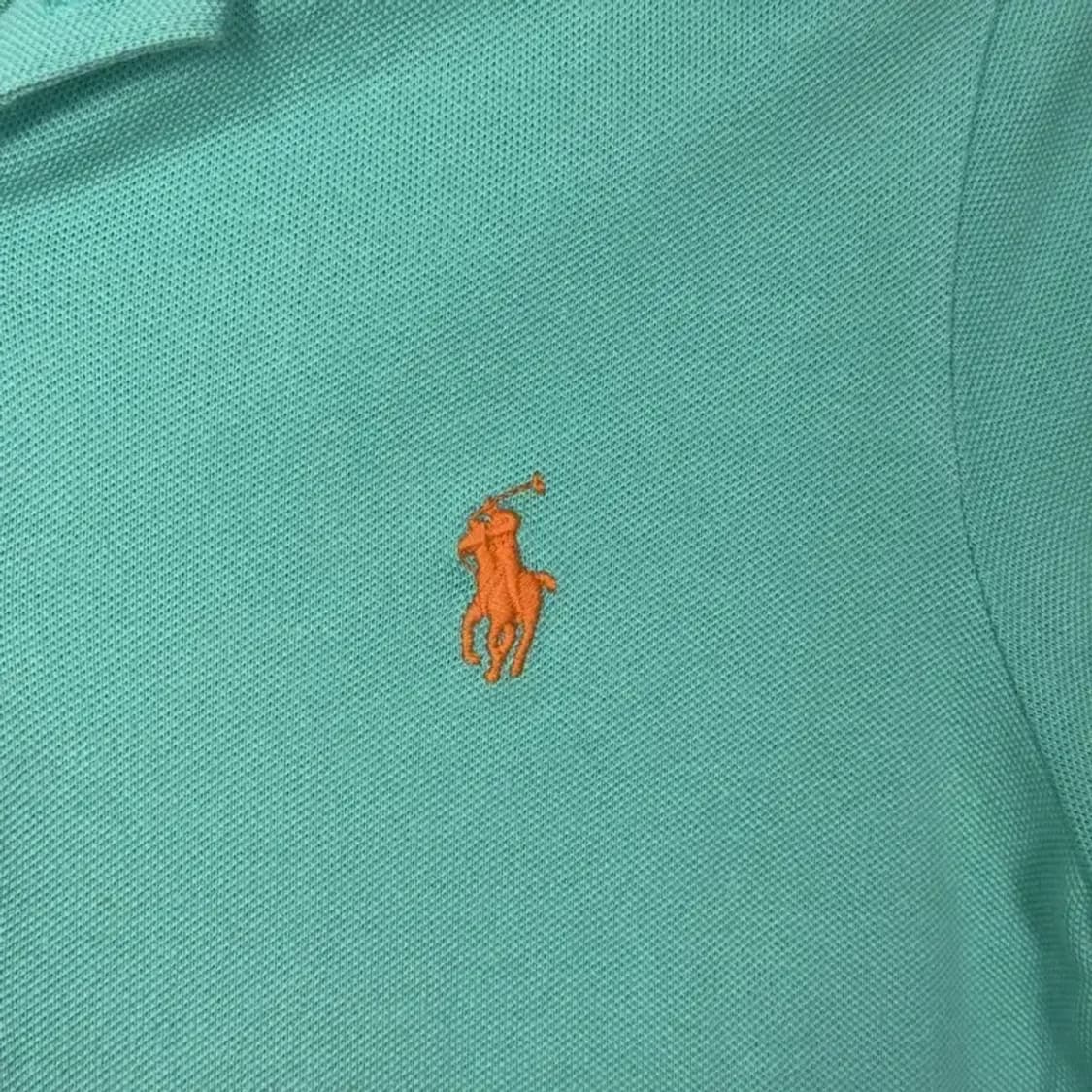 폴로 랄프로렌 민트 반팔 카라티 S 상품이미지5