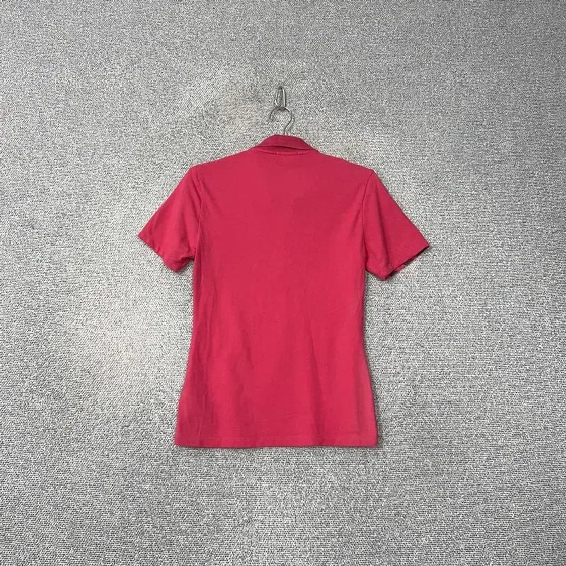 버버리 핑크 로고 반팔 카라티 S 상품이미지2