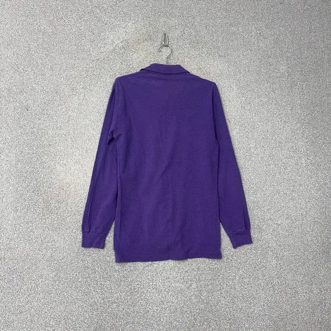 폴로 두산 빈티지 퍼플 긴팔 카라티 S 상품이미지2