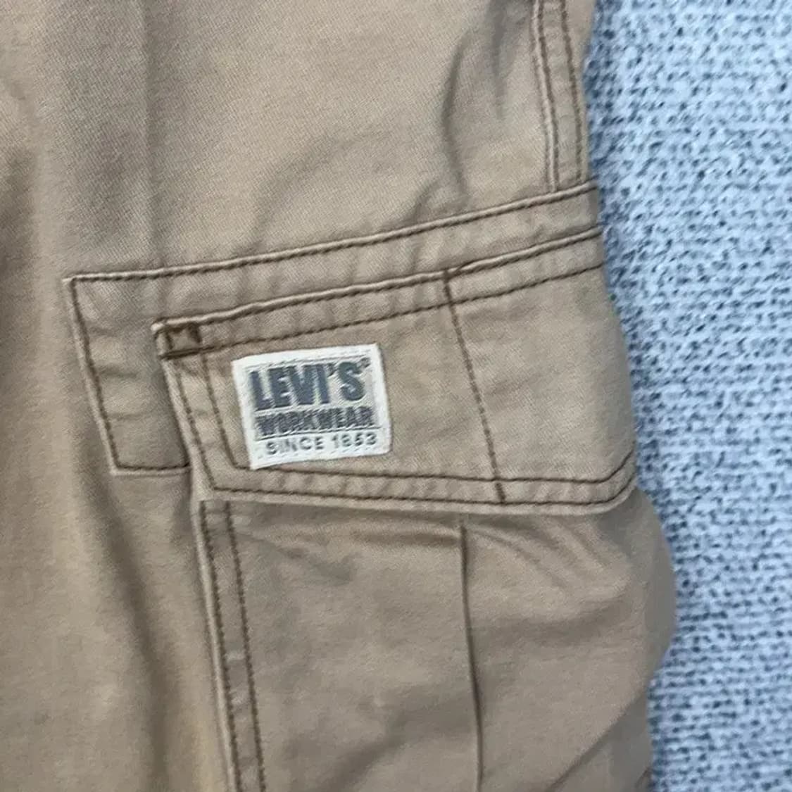 리바이스 베이지 카고 반바지 34 상품이미지5