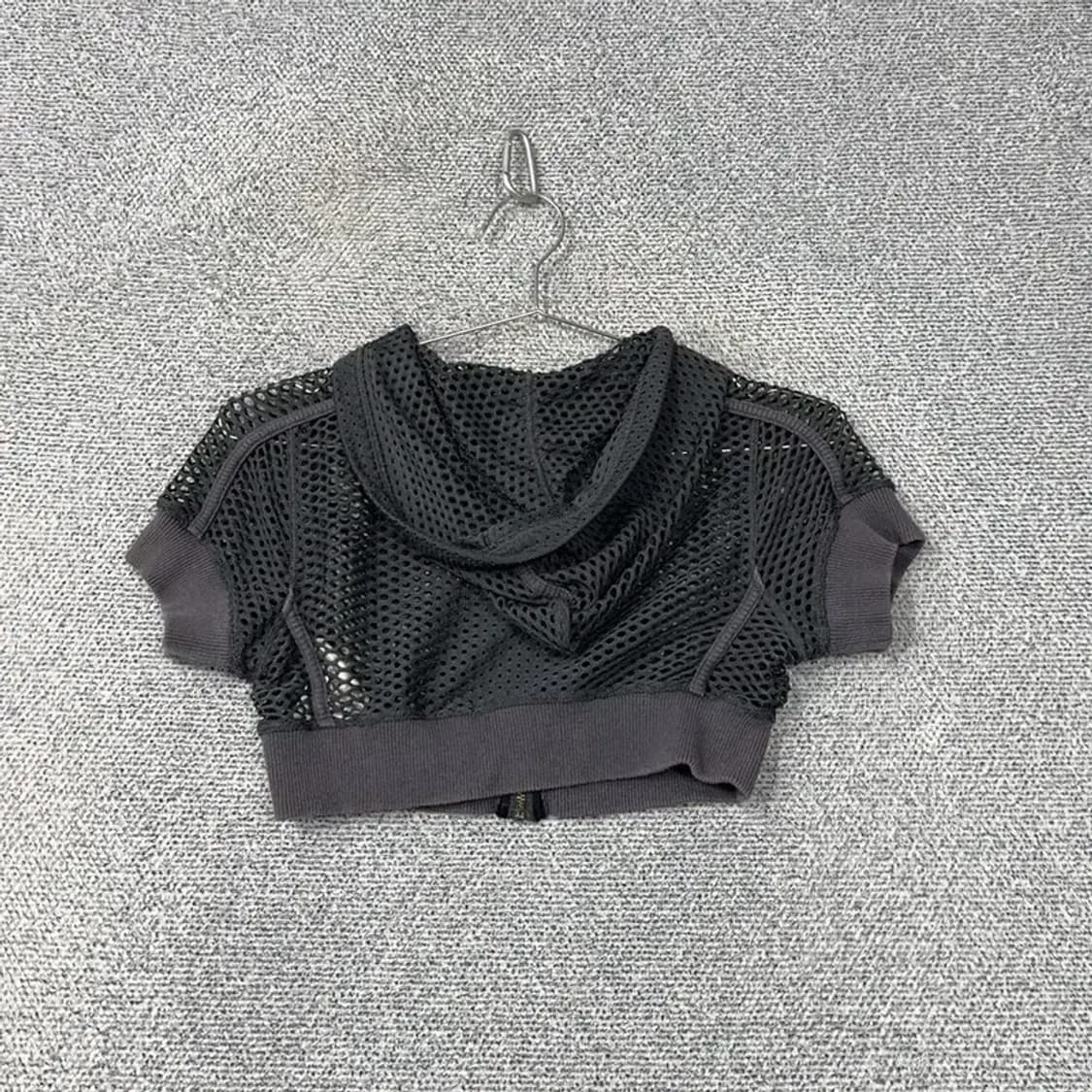 나이키 메쉬 크롭 후드 반팔 S 상품이미지2