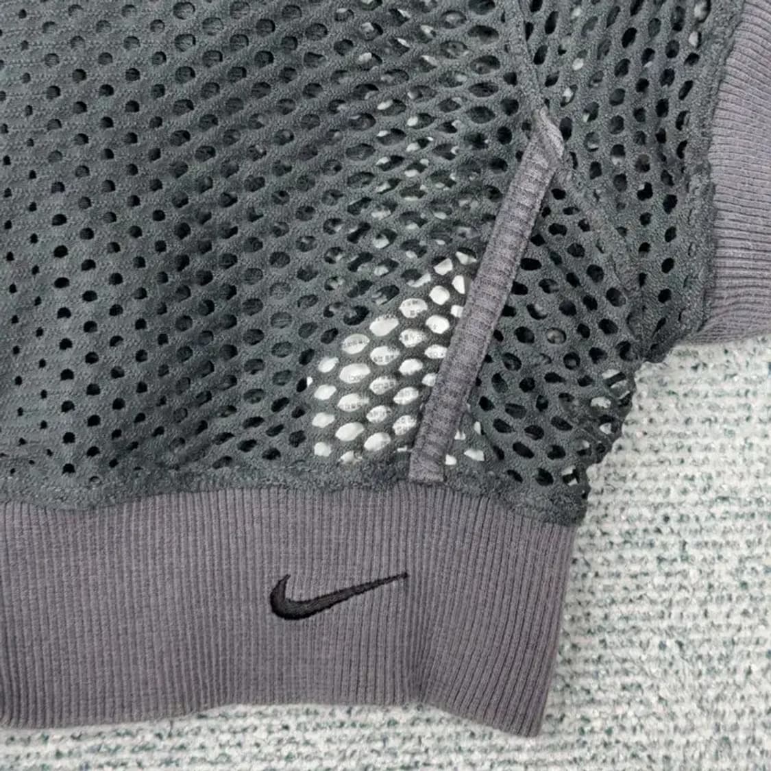나이키 메쉬 크롭 후드 반팔 S 상품이미지5