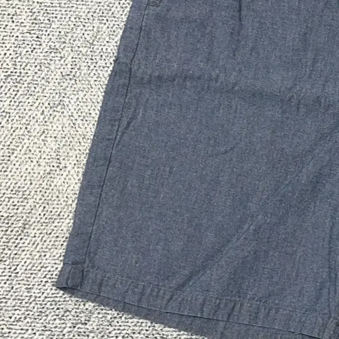 디키즈 데님컬러 로고 코튼 린넨 반바지 XL 상품이미지3