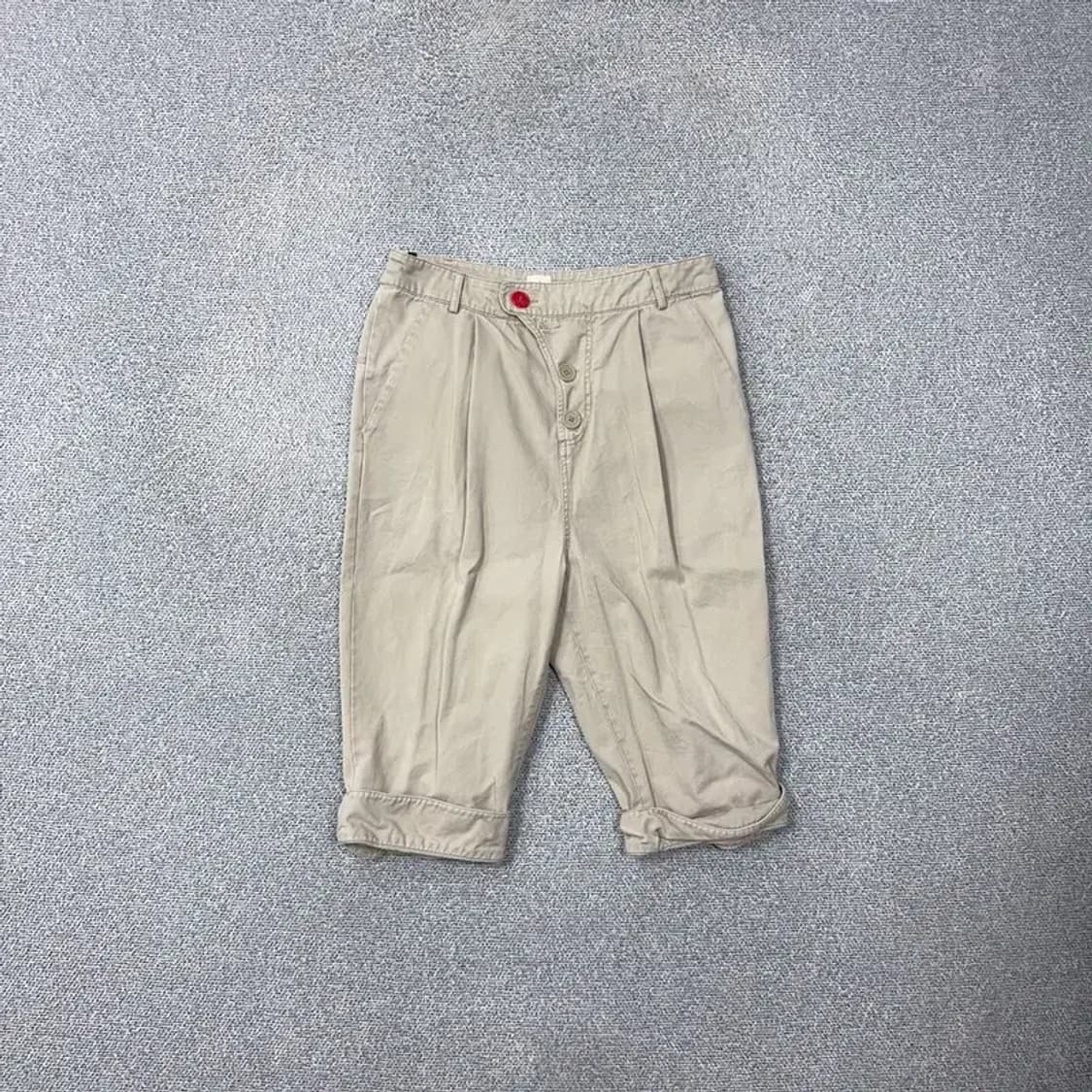 아디다스 빈티지 버뮤다 코튼 팬츠 100 상품이미지2