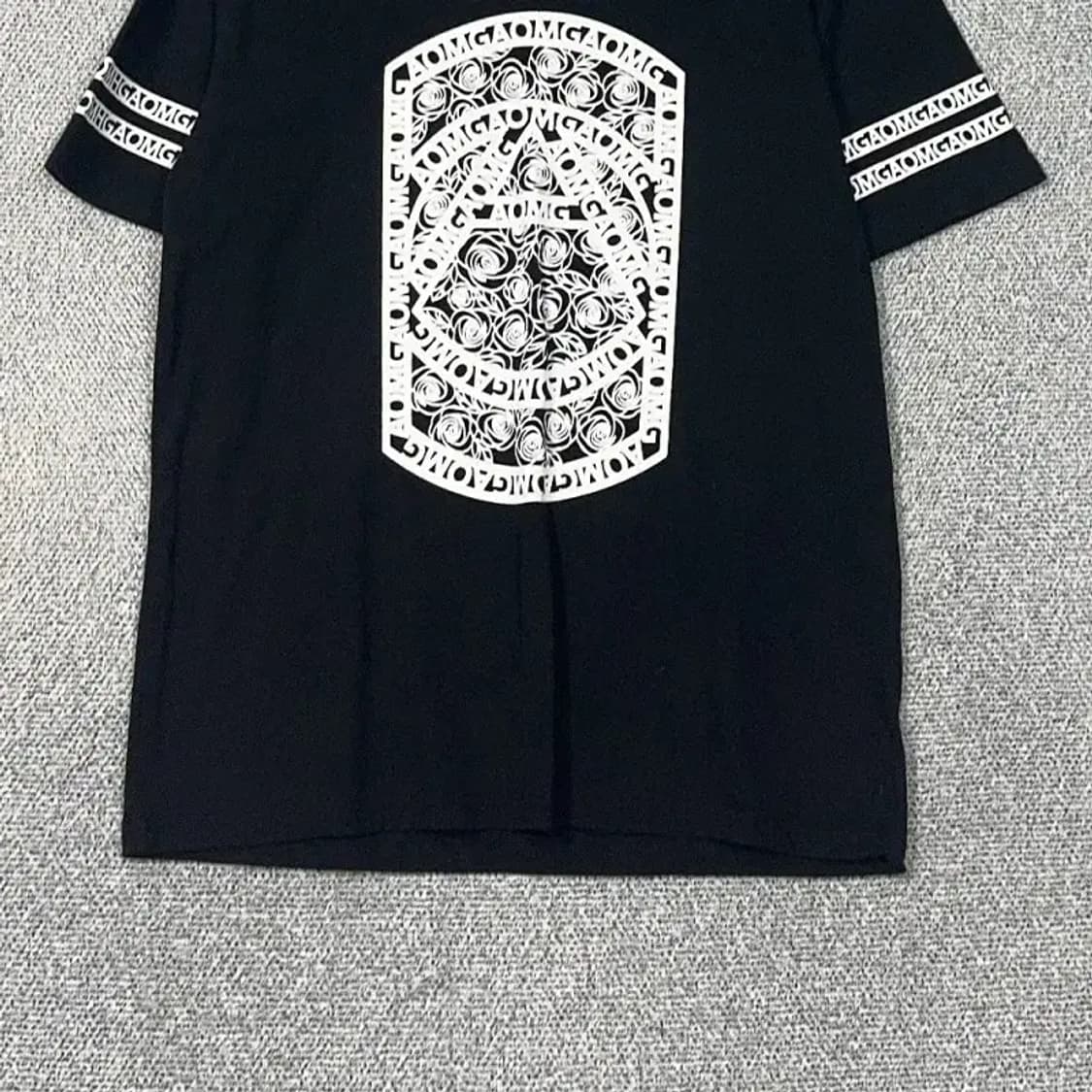 AOMG 빈티지 프린팅 오버핏 반팔티 M 상품이미지4