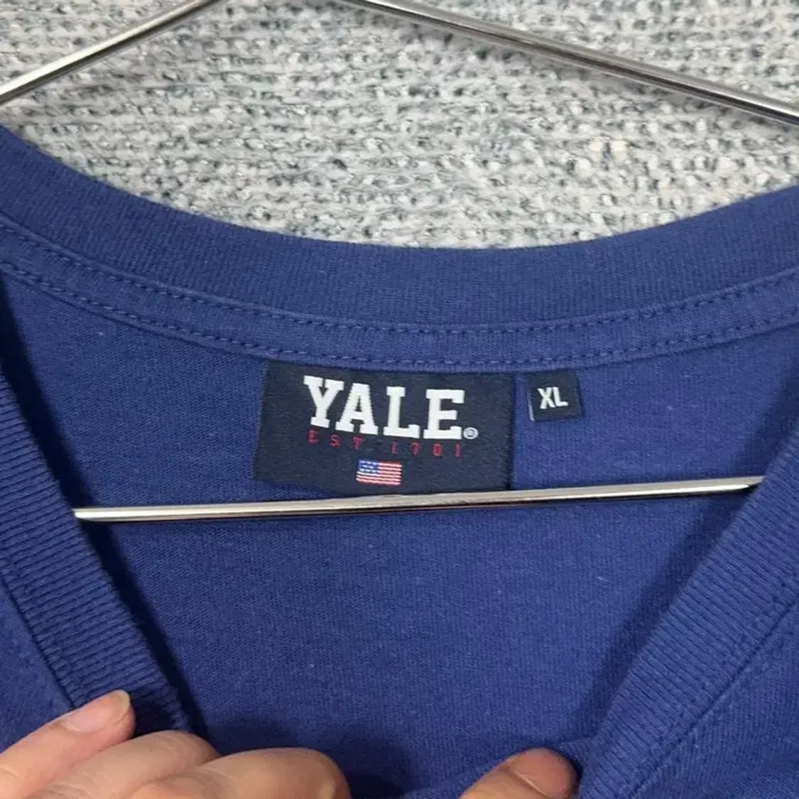 예일 럭비 로고 오버핏 반팔티 XL 상품이미지6