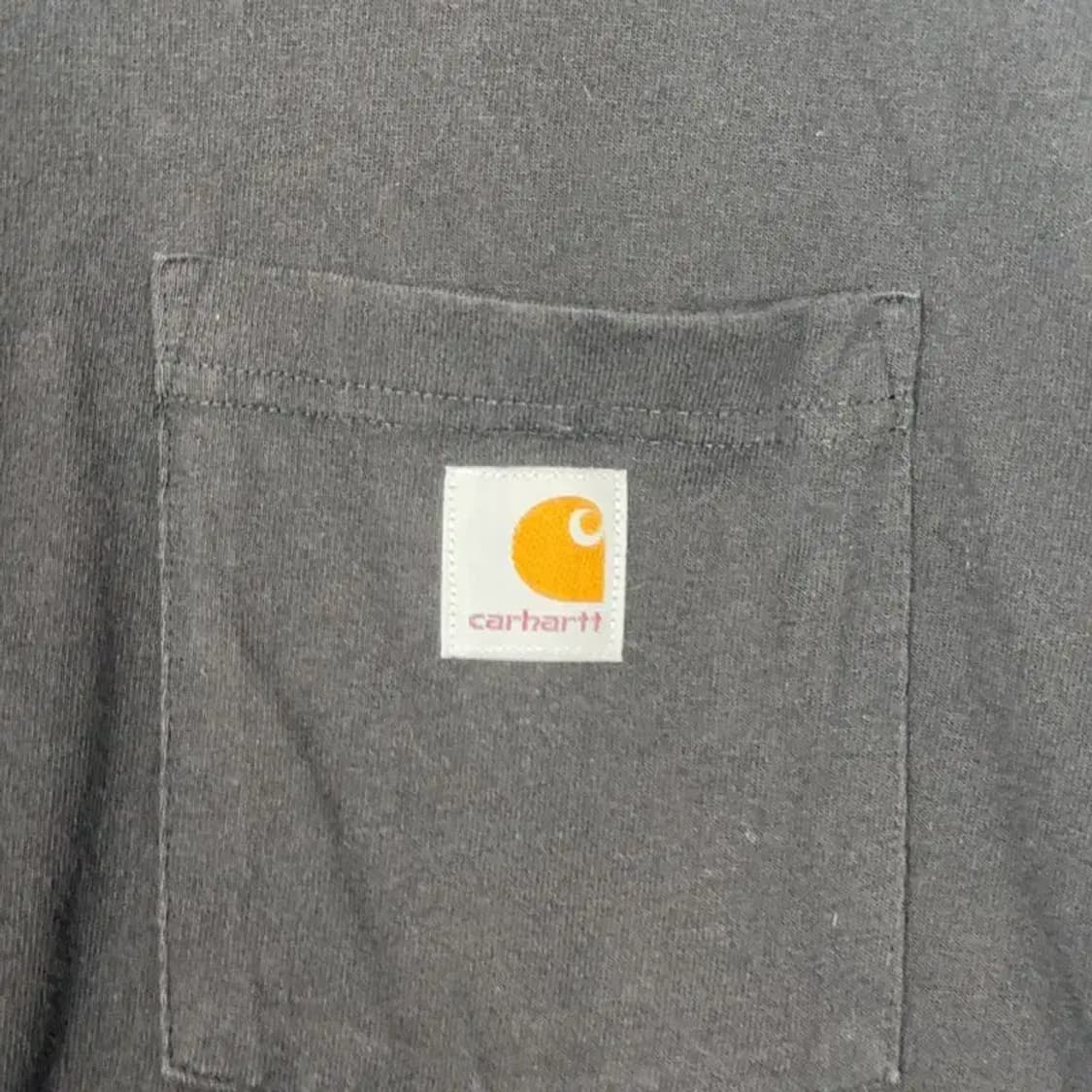 칼하트 루즈핏 로고 반팔티 XL 상품이미지5