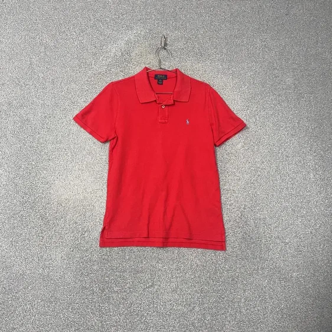 폴로 신형 레드 반팔 카라티 L 상품이미지1