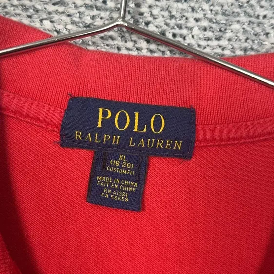 폴로 신형 레드 반팔 카라티 L 상품이미지4