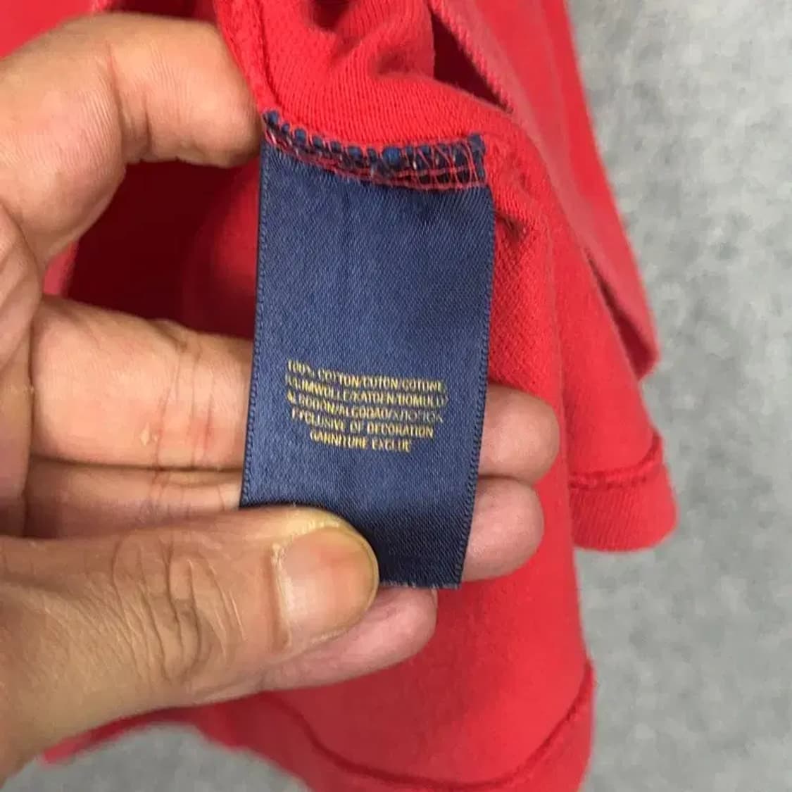 폴로 신형 레드 반팔 카라티 L 상품이미지5