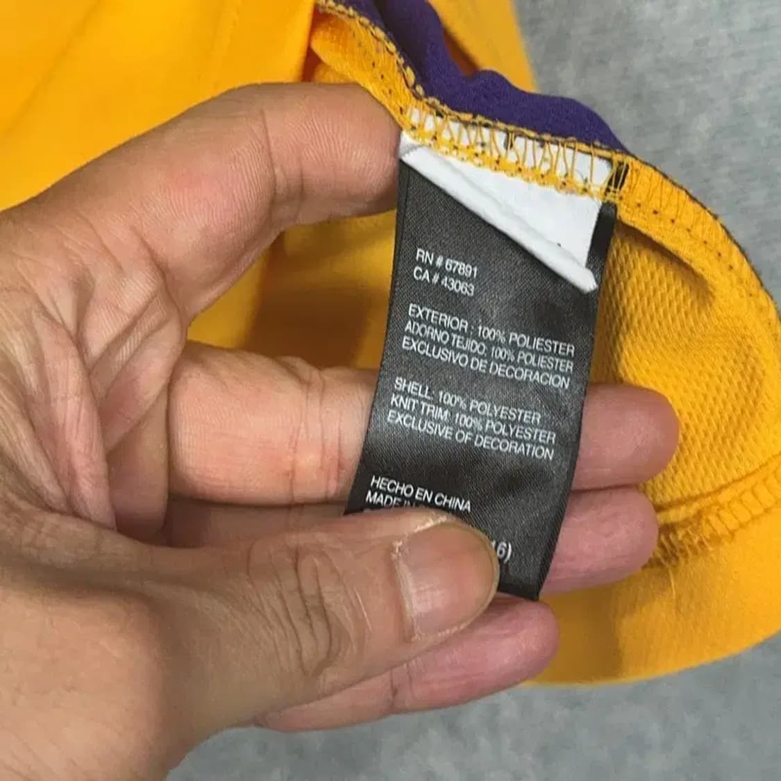 아디다스 NBA LA레이커스 코비 브라이언트 유니폼 져지 L 상품이미지9