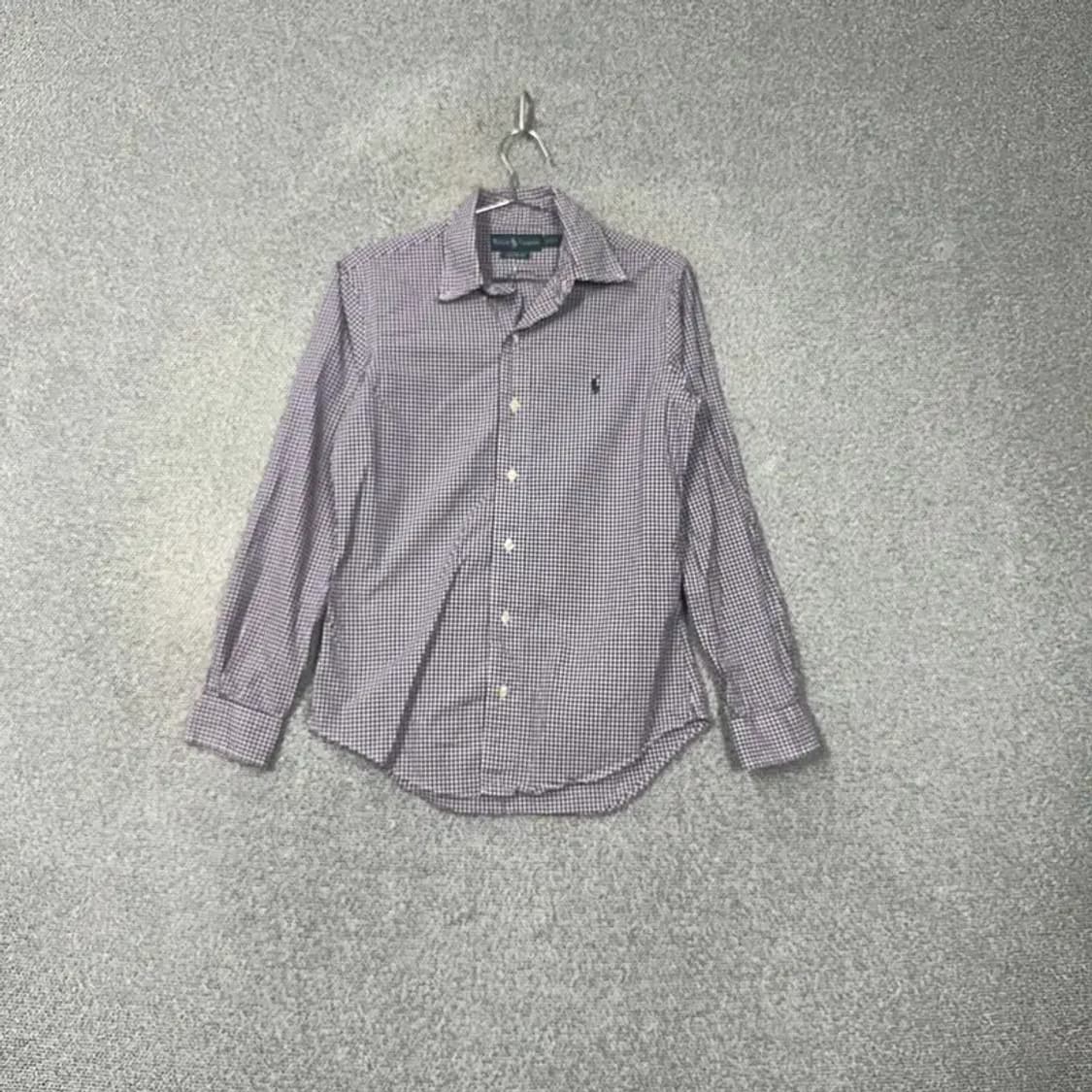 폴로 커스텀핏 체크 셔츠 S 상품이미지1
