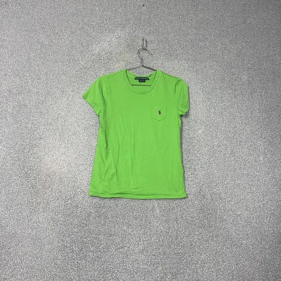 폴로 랄프로렌 연두 코튼 반팔티 L 상품이미지1