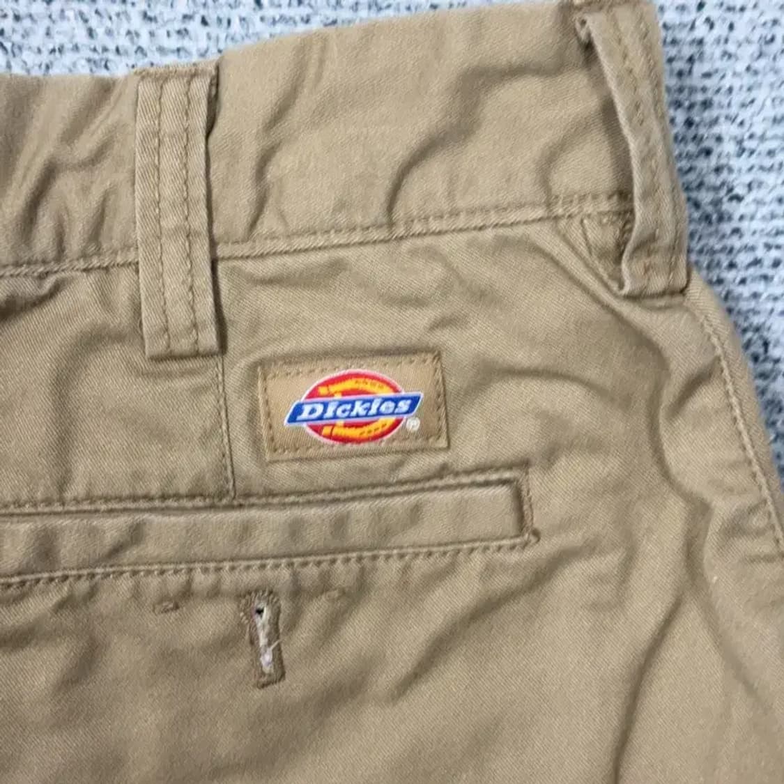 디키즈 백로고 베이지 코튼 반바지 30 상품이미지5