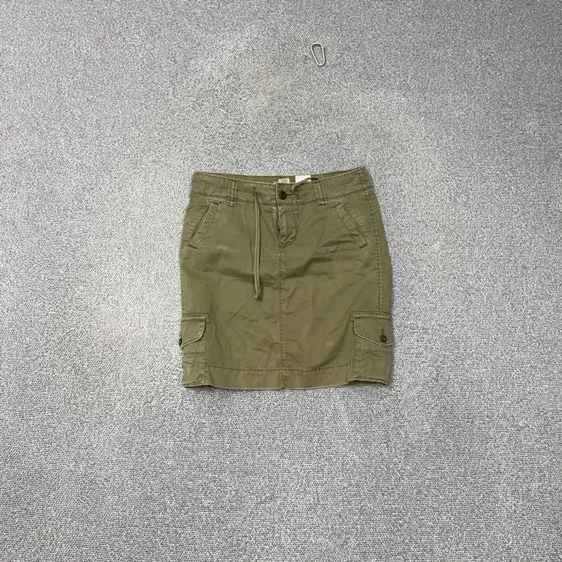 폴로 Y2K 카고 카키 미니스커트 61-90 상품이미지1