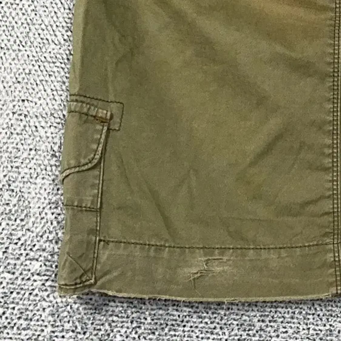 폴로 Y2K 카고 카키 미니스커트 61-90 상품이미지3