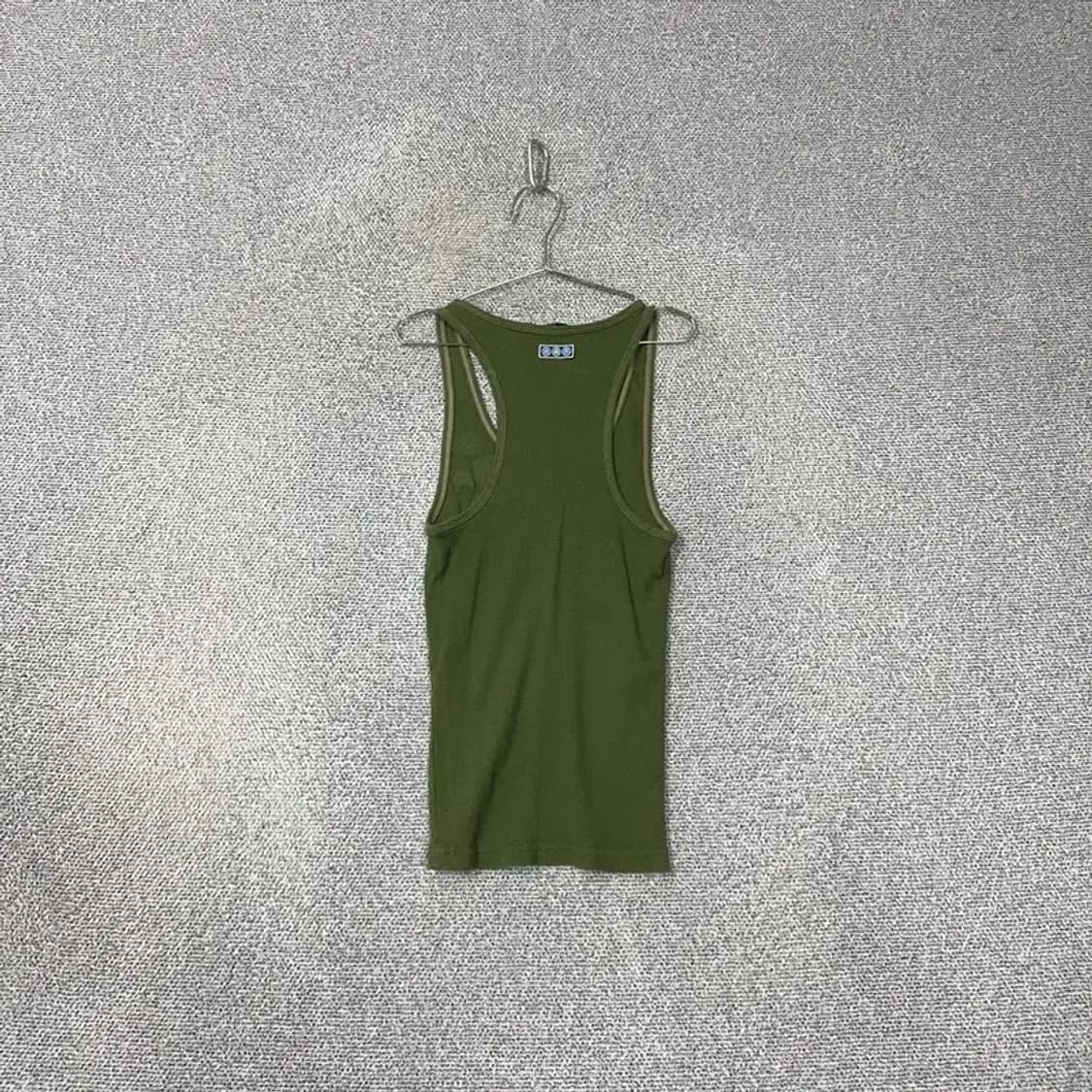 아베크롬비 빈티지 카키 골지 민소매 나시 S 상품이미지2