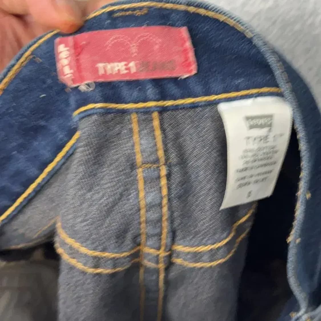 리바이스 타입 1 데님 스커트 30 상품이미지4