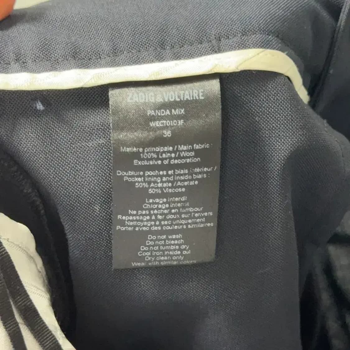 쟈딕 앤 볼테르 여성 배기핏 슬랙스 27-28 상품이미지6