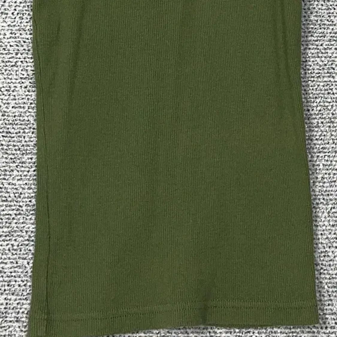 아베크롬비 빈티지 카키 골지 민소매 나시 S 상품이미지4