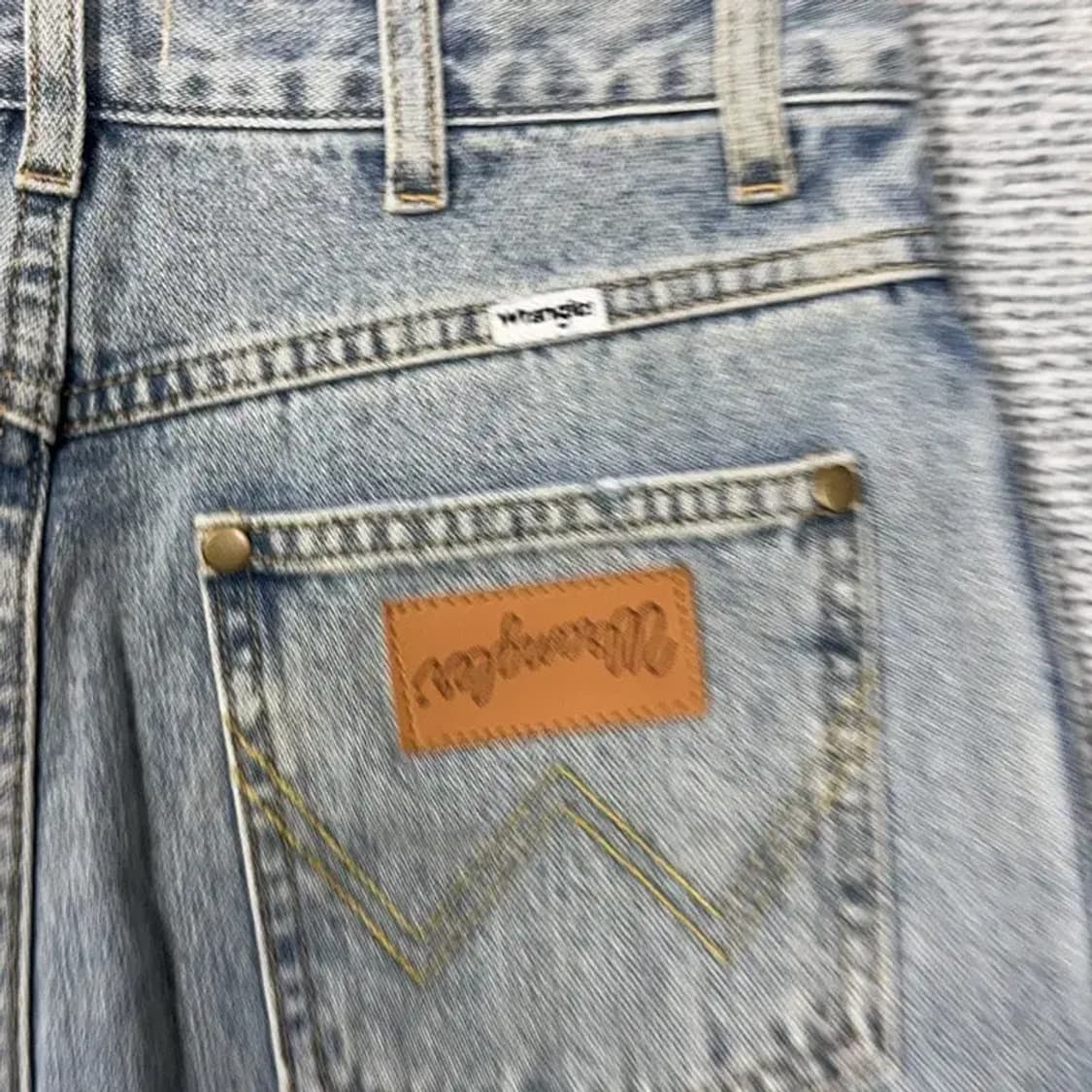 랭글러 와일드웨스트 연청 데님팬츠 26 상품이미지5