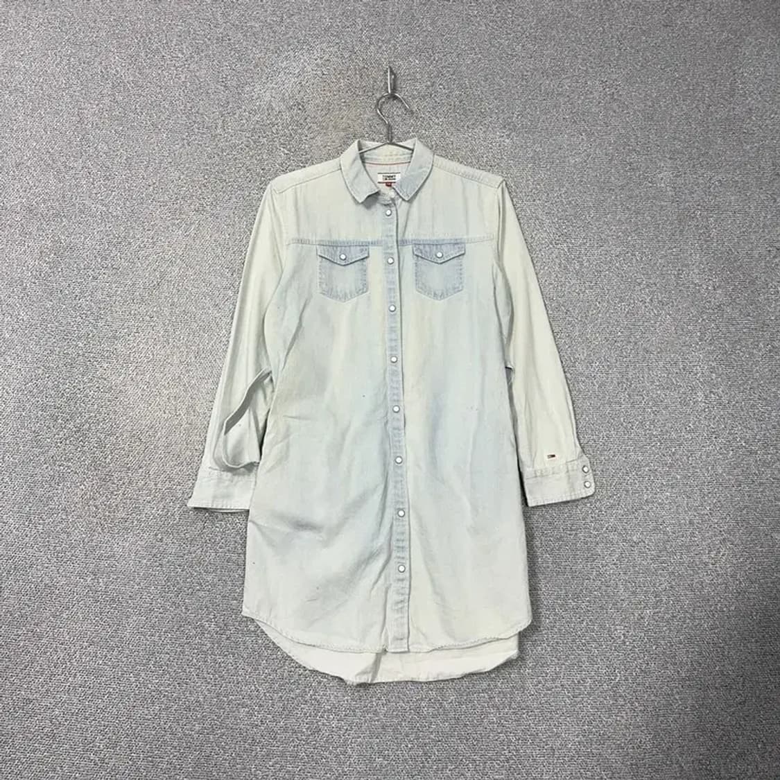 타미 진스 연청 데님 셔츠 원피스 XS 상품이미지1