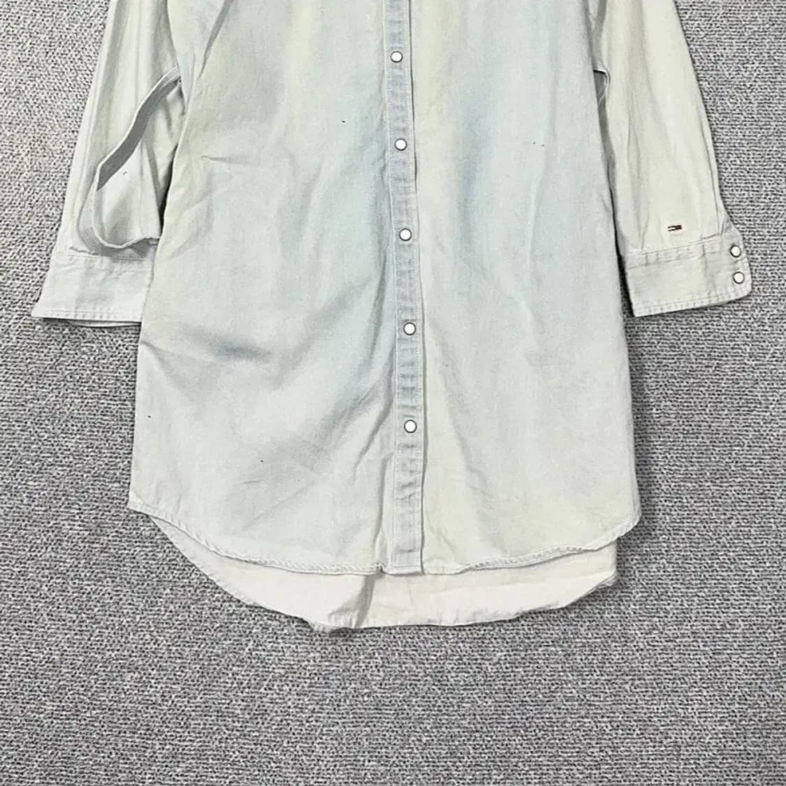 타미 진스 연청 데님 셔츠 원피스 XS 상품이미지4