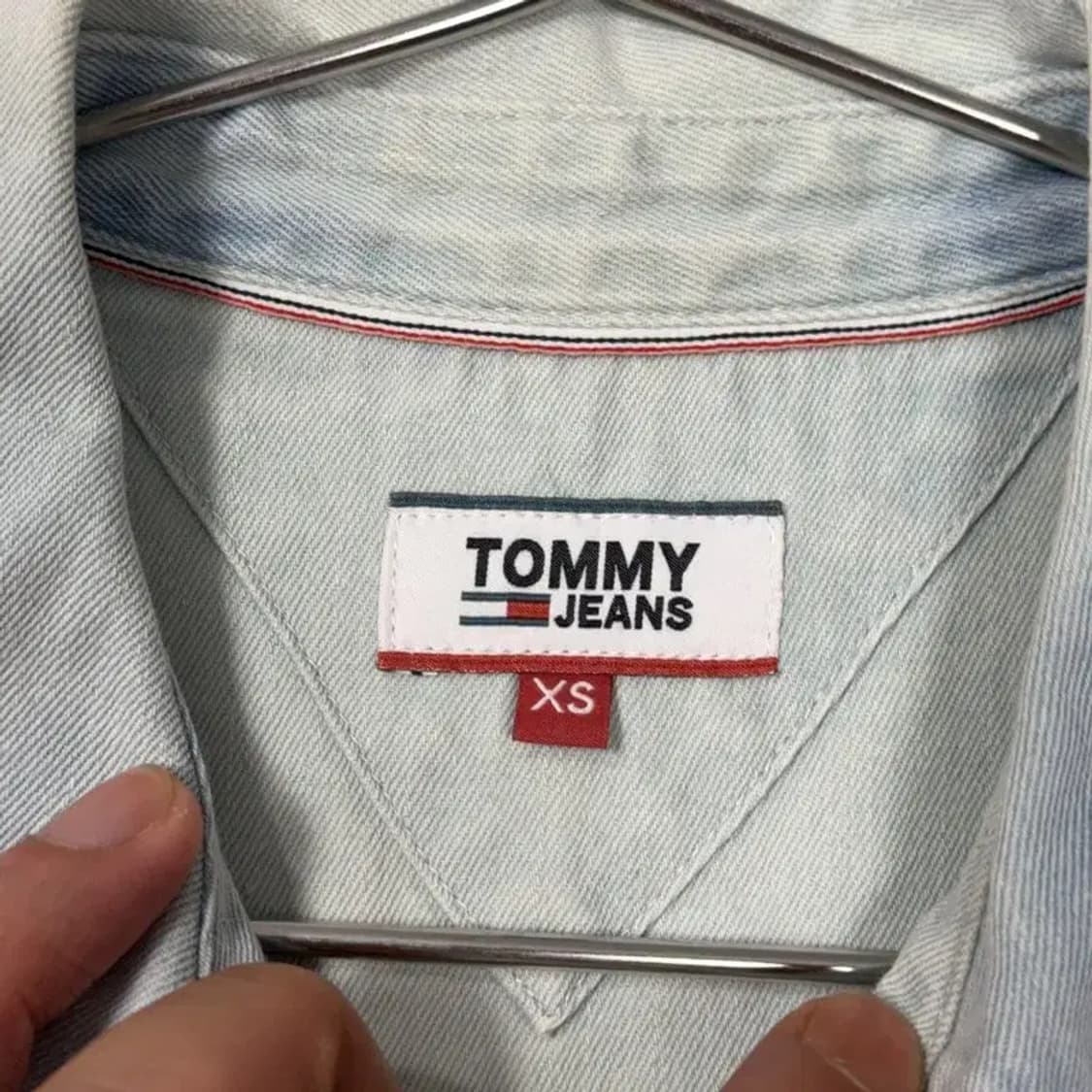 타미 진스 연청 데님 셔츠 원피스 XS 상품이미지8