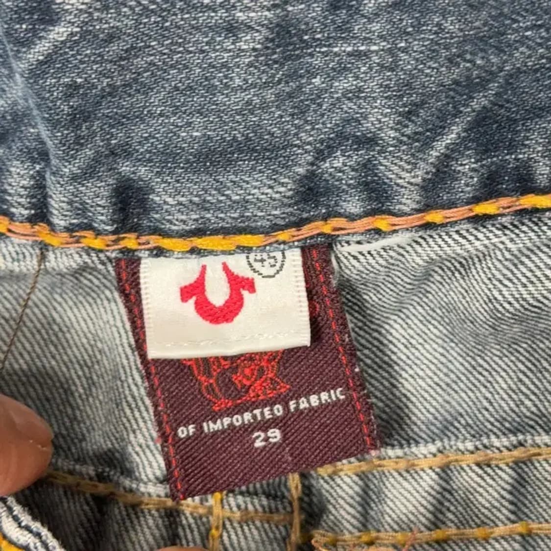 트루릴리젼 스티치 데님 반바지 29 상품이미지3