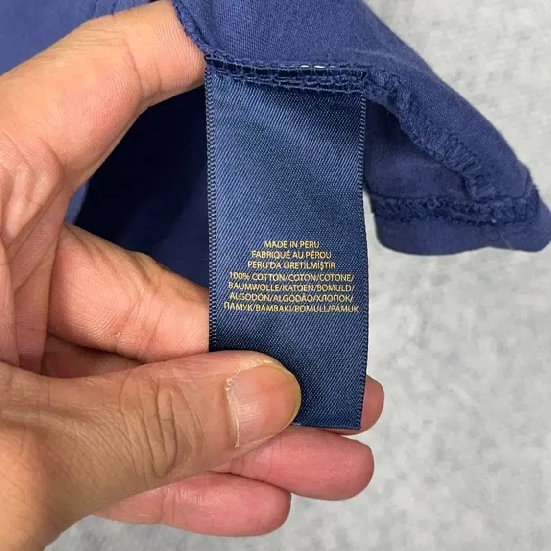 폴로 성조기 프린팅 반팔티 M 상품이미지5