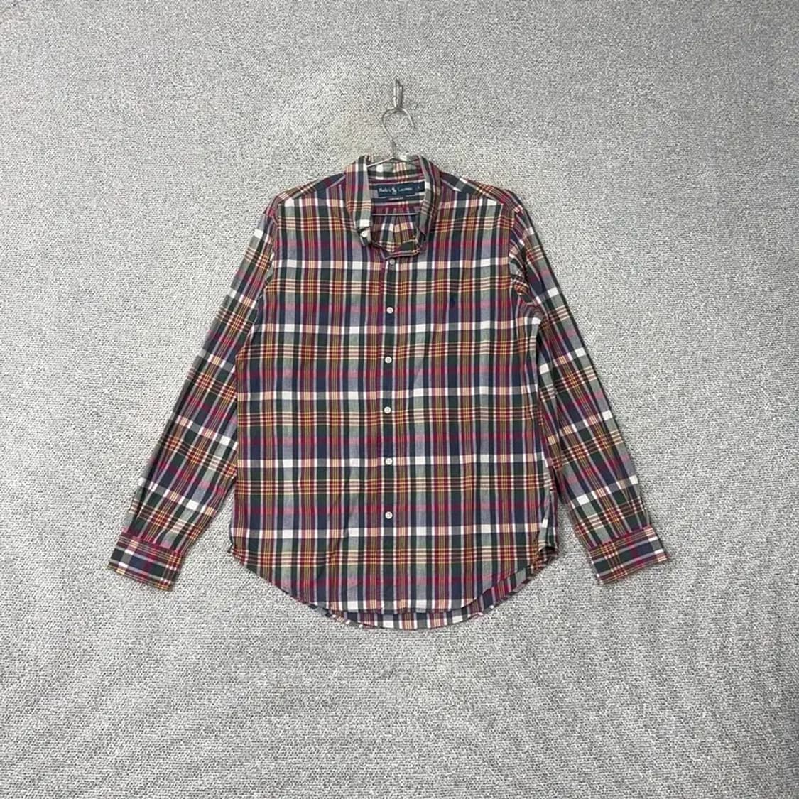 폴로 두산 빈티지 체크셔츠 L 상품이미지1