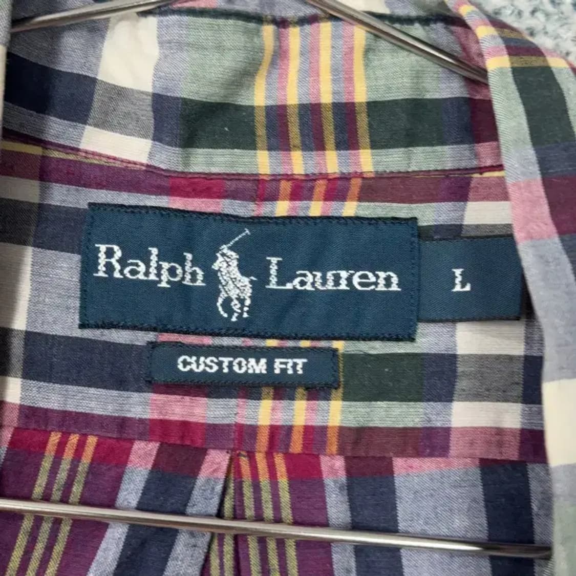 폴로 두산 빈티지 체크셔츠 L 상품이미지3