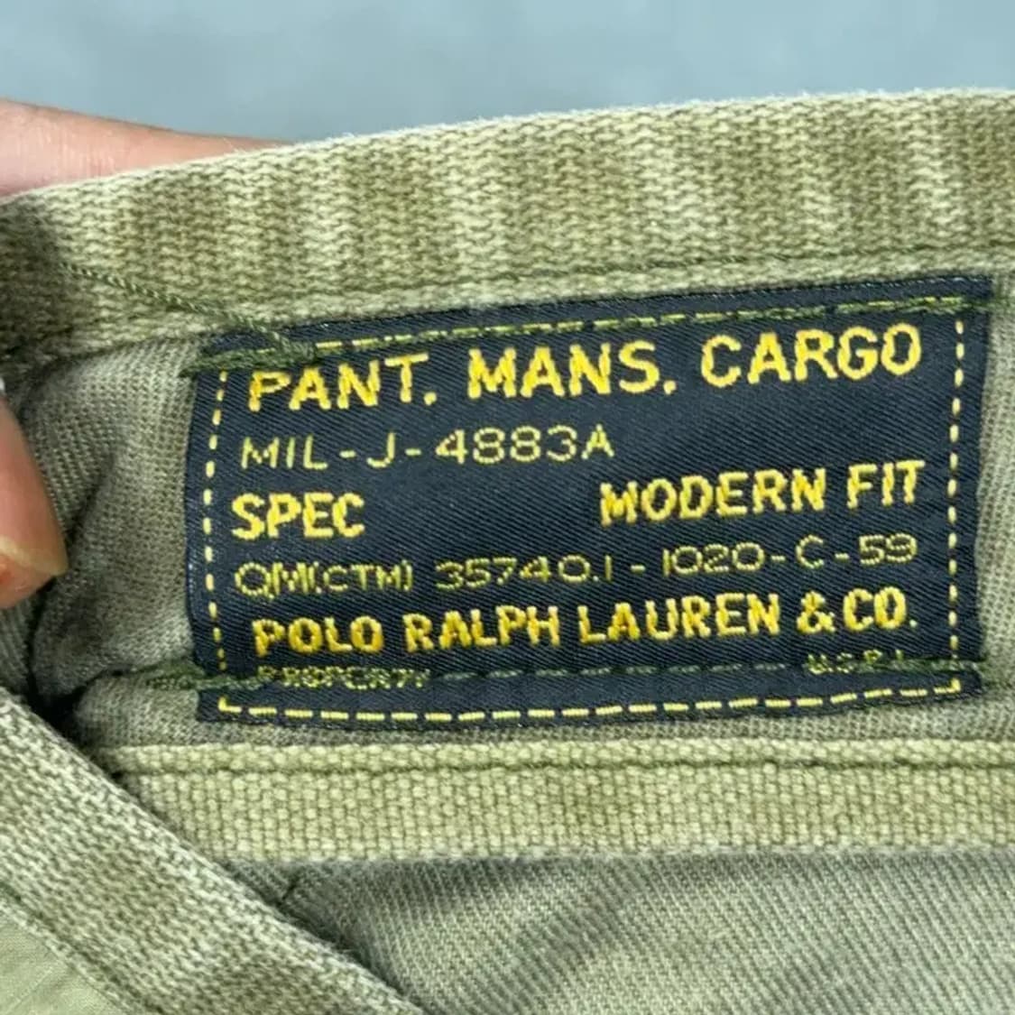 폴로 빈티지 카키 카고팬츠 32 상품이미지6