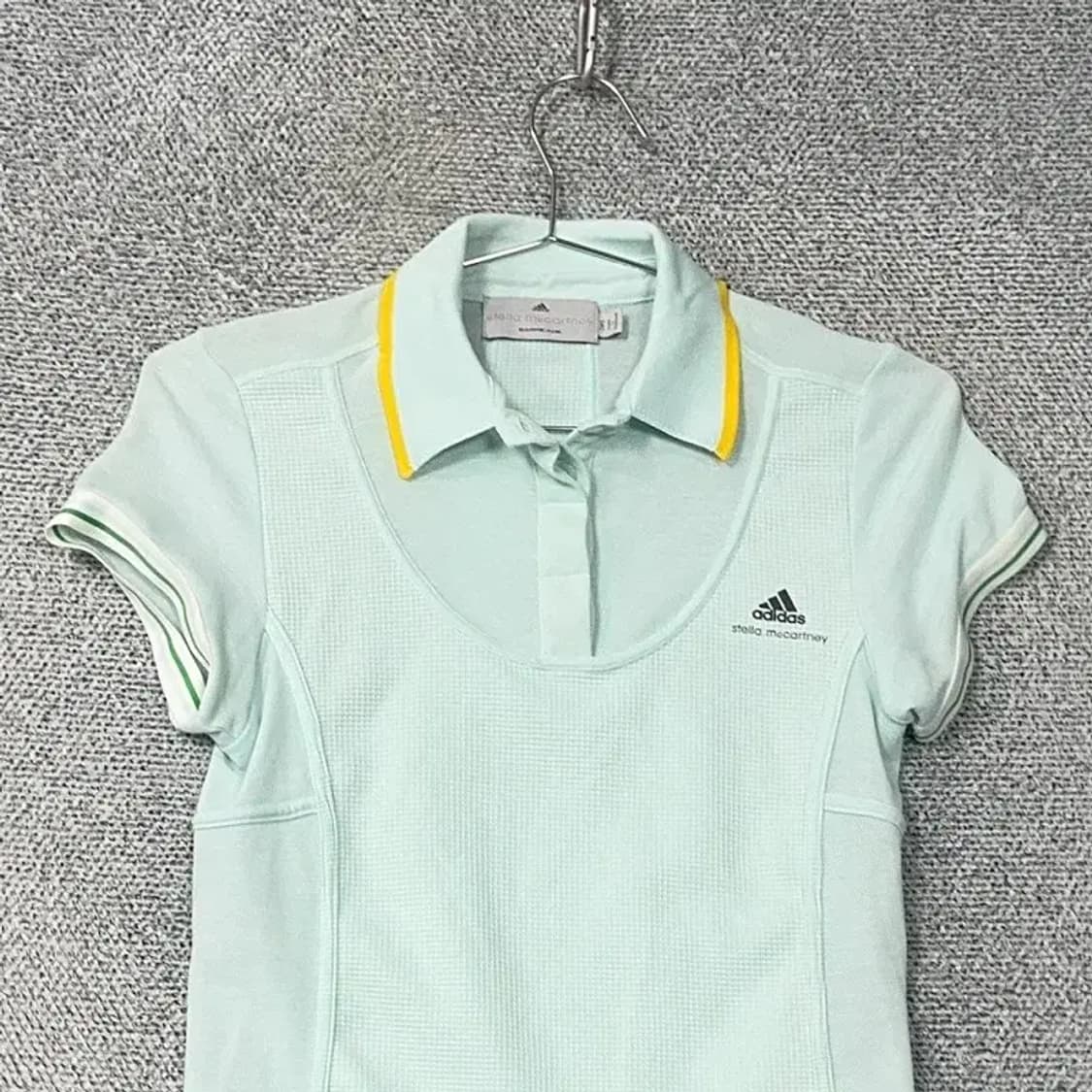 아디다스 스텔라맥카트니 민트 반팔 카라티 M 상품이미지3
