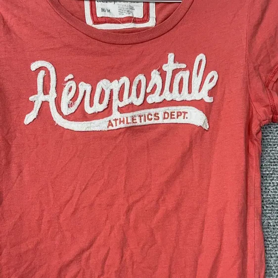 에어로포스테일 Y2K 숏 반팔티 M 상품이미지5