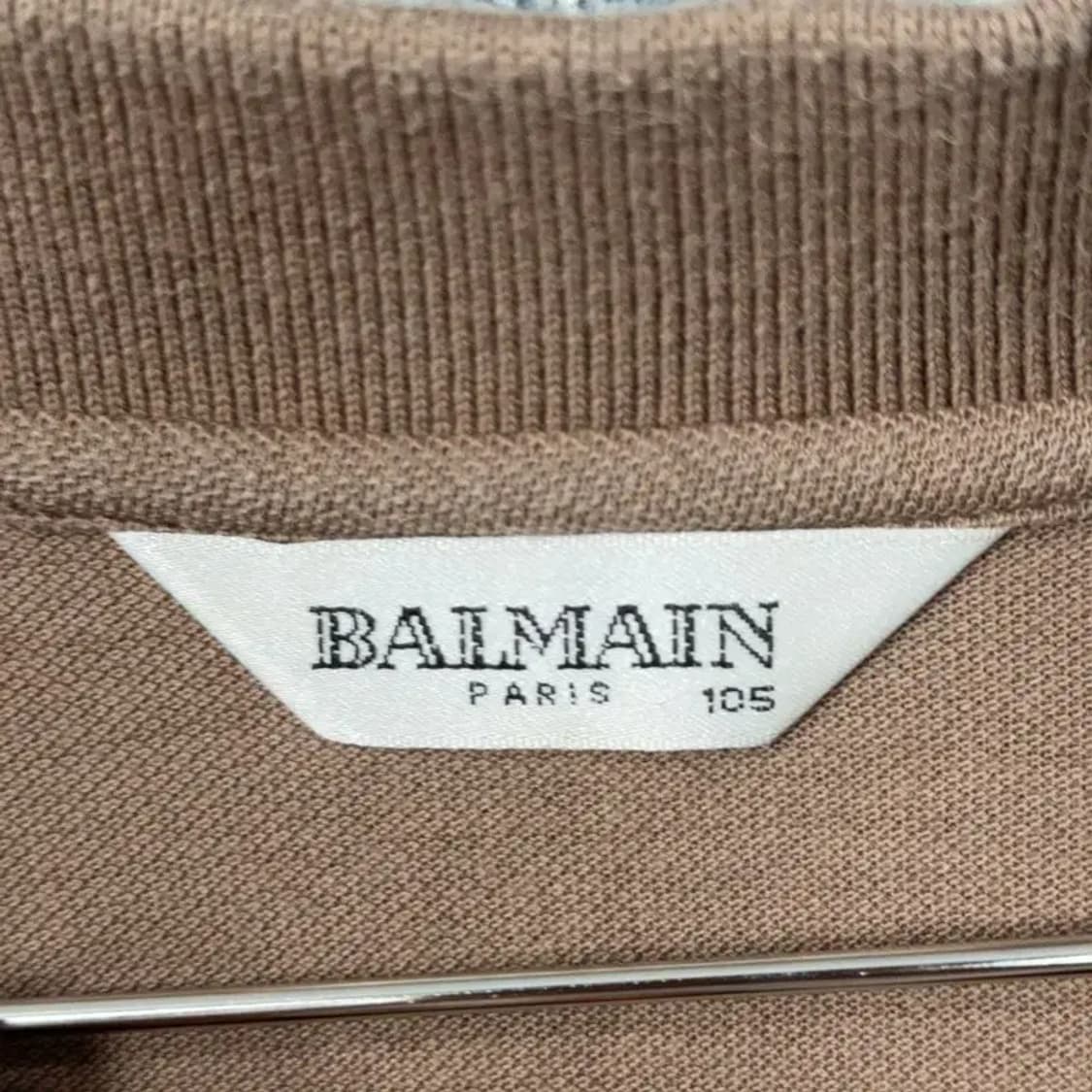 발망 빈티지 브라운 긴팔 카라티 105 상품이미지4