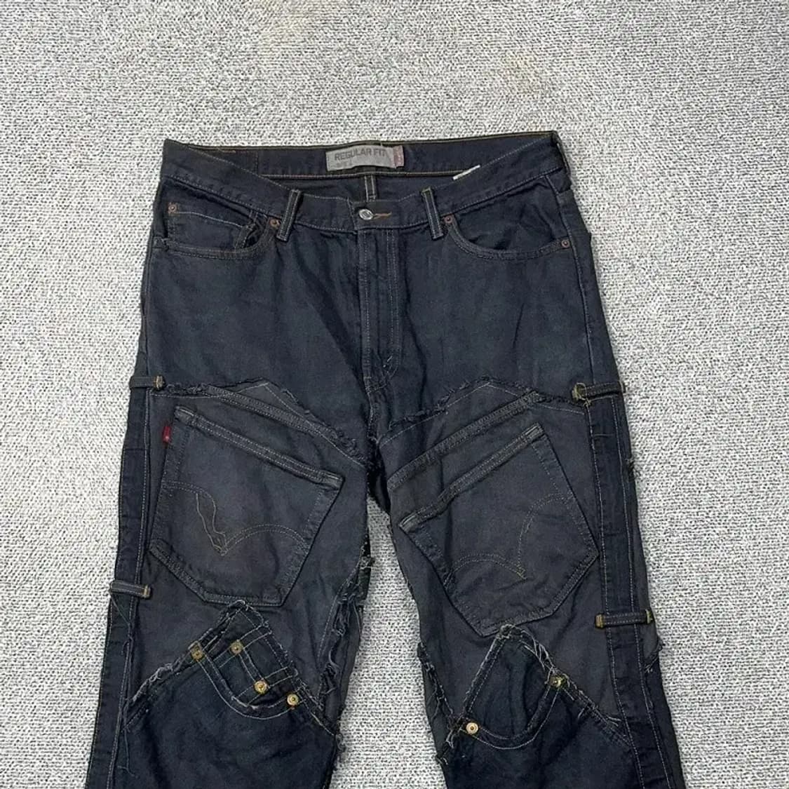 리바이스 505 리메이크 리폼 데님팬츠 35 상품이미지3