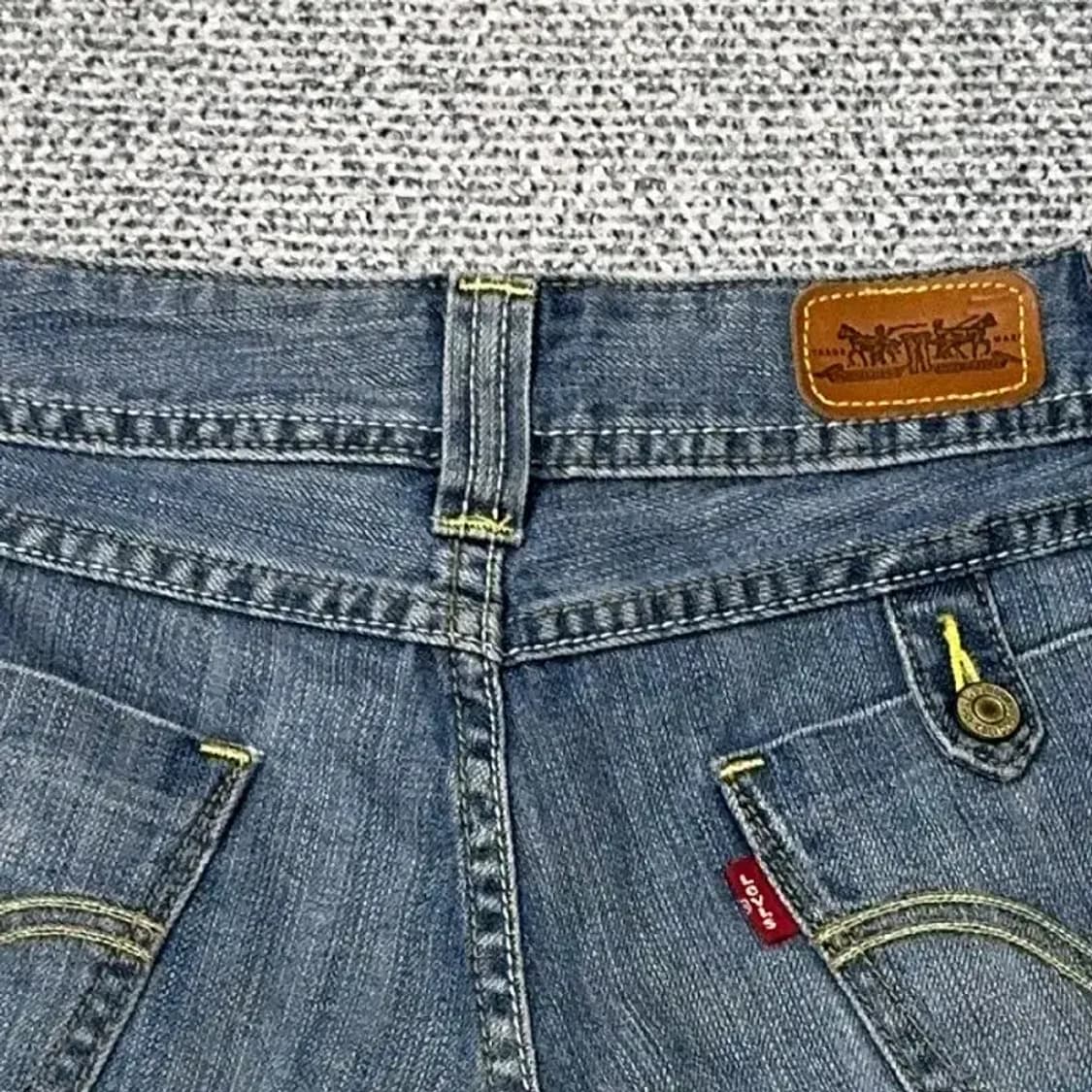 리바이스 빈티지 엘로우 버튼 반바지 26 상품이미지4