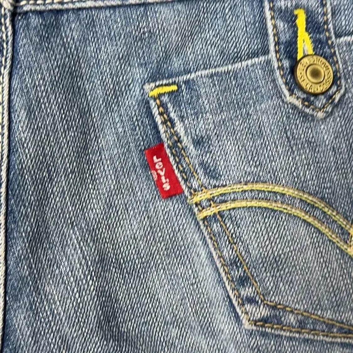 리바이스 빈티지 엘로우 버튼 반바지 26 상품이미지5