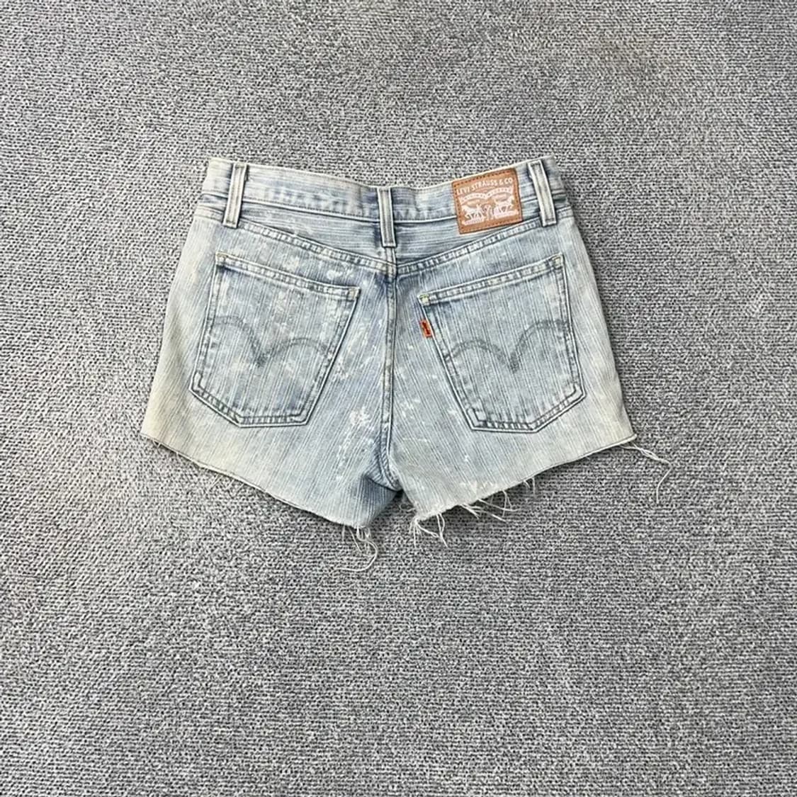 리바이스 오렌지탭 여성 연청 반바지 26 상품이미지2