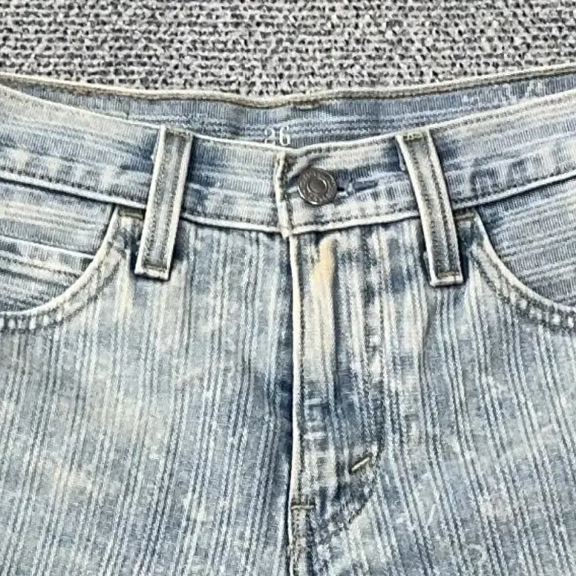 리바이스 오렌지탭 여성 연청 반바지 26 상품이미지3