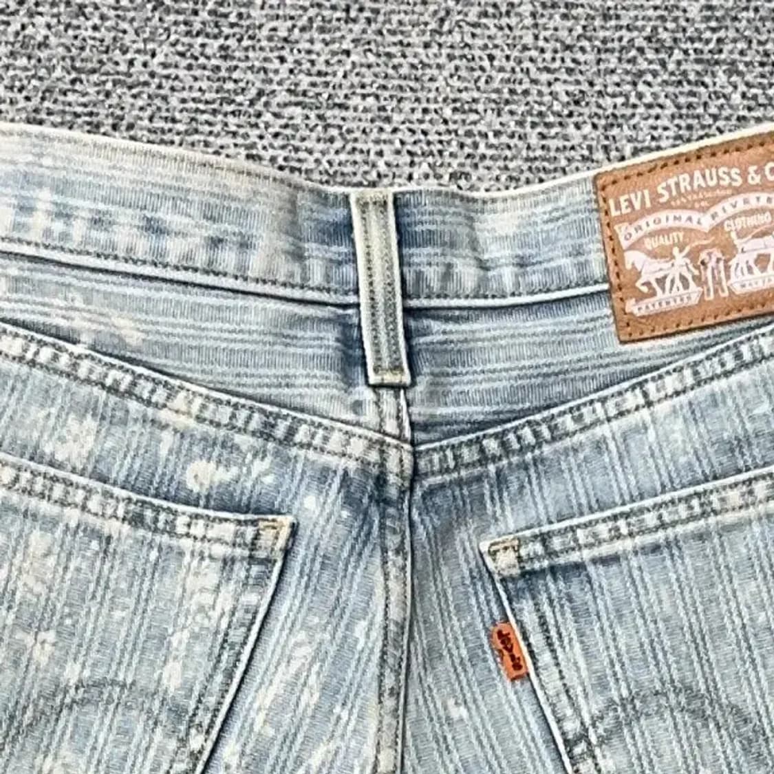 리바이스 오렌지탭 여성 연청 반바지 26 상품이미지6